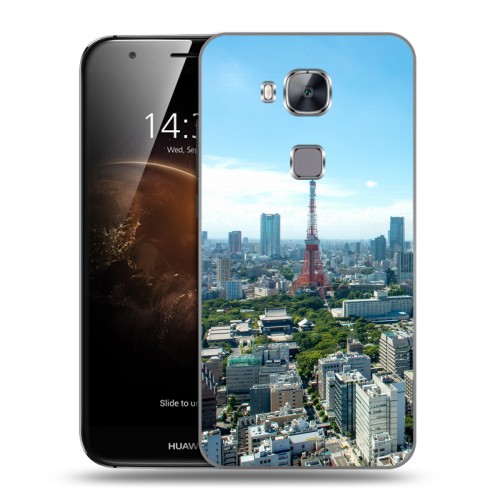Дизайнерский пластиковый чехол для Huawei G8 Токио