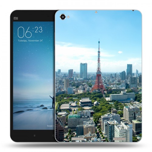 Дизайнерский силиконовый чехол для Xiaomi Mi Pad 2 Токио