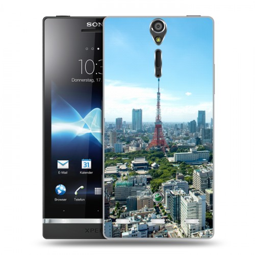 Дизайнерский пластиковый чехол для Sony Xperia S Токио