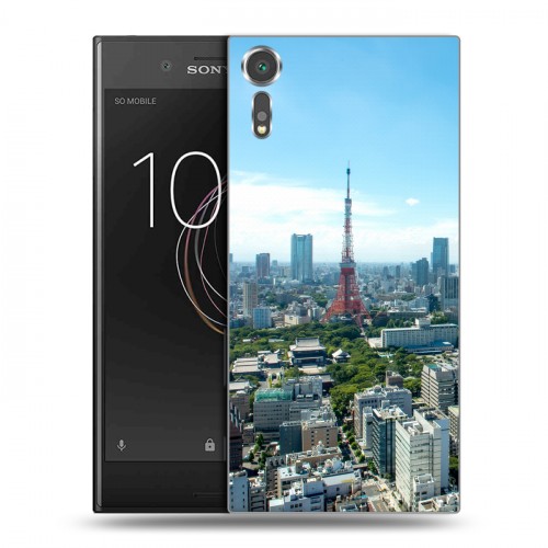 Дизайнерский пластиковый чехол для Sony Xperia XZs Токио