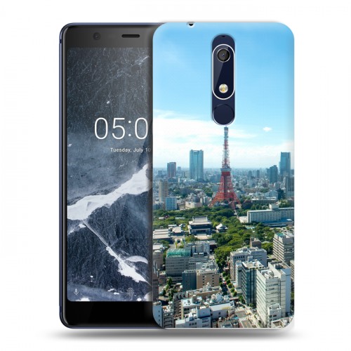 Дизайнерский пластиковый чехол для Nokia 5.1 Токио