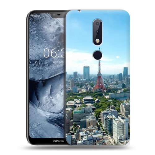 Дизайнерский силиконовый чехол для Nokia 6.1 Plus Токио