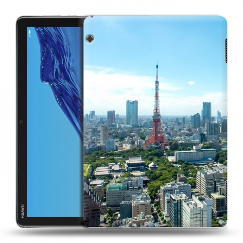 Дизайнерский силиконовый чехол для Huawei MediaPad T5 Токио