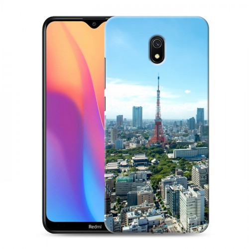 Дизайнерский силиконовый с усиленными углами чехол для Xiaomi RedMi 8A Токио