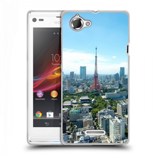 Дизайнерский пластиковый чехол для Sony Xperia L Токио