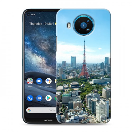 Дизайнерский силиконовый чехол для Nokia 8.3 Токио