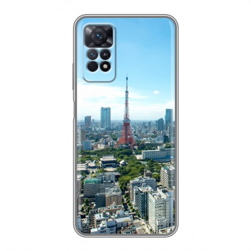 Дизайнерский пластиковый чехол для Xiaomi Redmi Note 11 Pro Токио