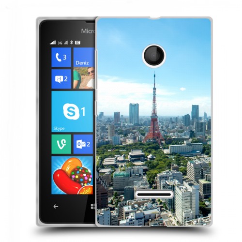 Дизайнерский пластиковый чехол для Microsoft Lumia 435 Токио