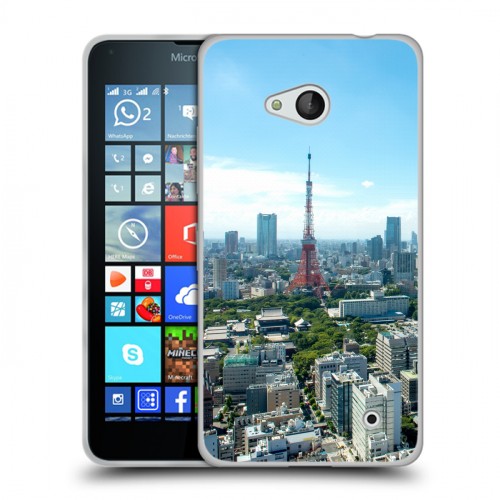 Дизайнерский пластиковый чехол для Microsoft Lumia 640 Токио