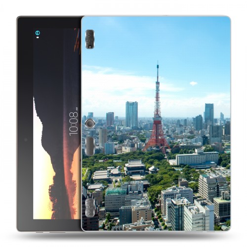 Дизайнерский силиконовый чехол для Lenovo Tab 2 A10 Токио