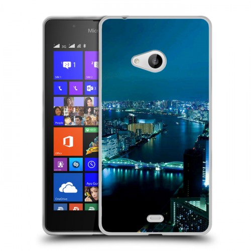 Дизайнерский пластиковый чехол для Microsoft Lumia 540 Токио