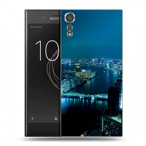 Дизайнерский пластиковый чехол для Sony Xperia XZs Токио