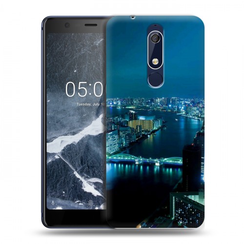 Дизайнерский пластиковый чехол для Nokia 5.1 Токио