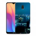 Дизайнерский силиконовый с усиленными углами чехол для Xiaomi RedMi 8A Токио