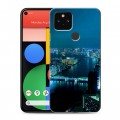 Дизайнерский пластиковый чехол для Google Pixel 5 Токио