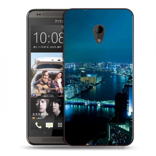 Дизайнерский пластиковый чехол для HTC Desire 700 Токио