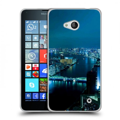 Дизайнерский пластиковый чехол для Microsoft Lumia 640 Токио