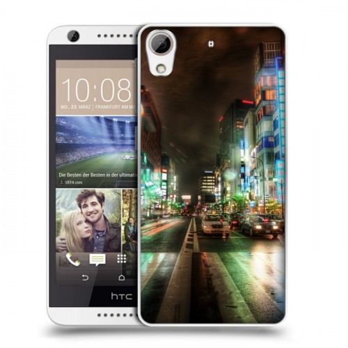 Дизайнерский силиконовый чехол для HTC Desire 626 Токио