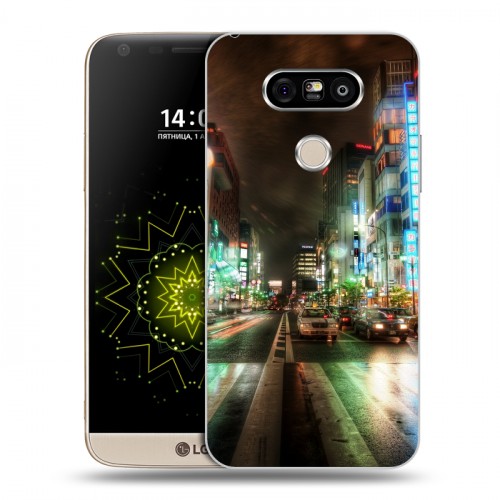 Дизайнерский пластиковый чехол для LG G5 Токио