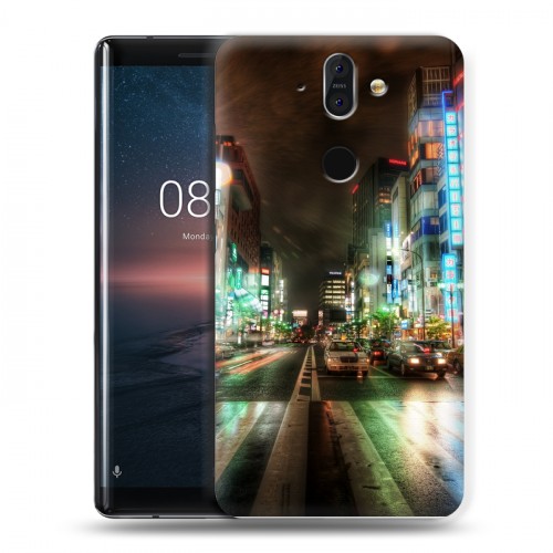 Дизайнерский пластиковый чехол для Nokia 8 Sirocco Токио