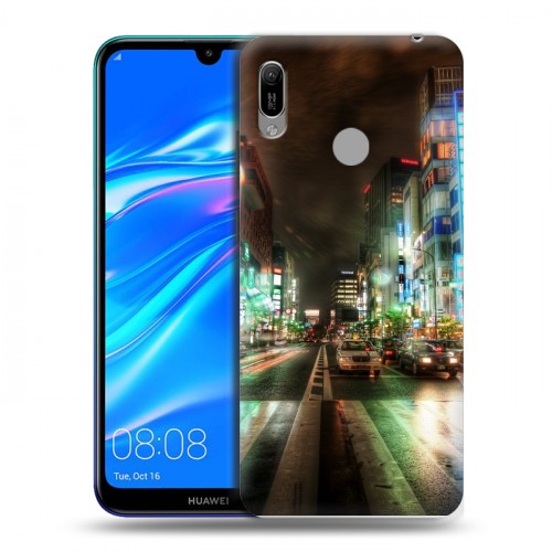 Дизайнерский пластиковый чехол для Huawei Y6 (2019) Токио