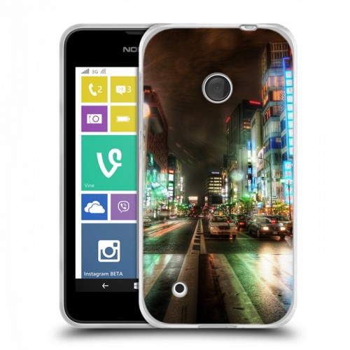 Дизайнерский пластиковый чехол для Nokia Lumia 530 Токио