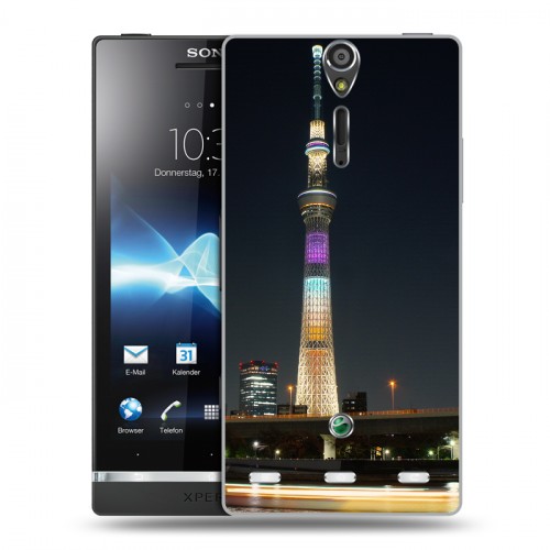 Дизайнерский пластиковый чехол для Sony Xperia S Токио