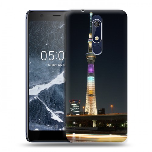 Дизайнерский пластиковый чехол для Nokia 5.1 Токио