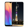 Дизайнерский силиконовый с усиленными углами чехол для Xiaomi RedMi 8A Токио