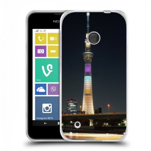 Дизайнерский пластиковый чехол для Nokia Lumia 530 Токио