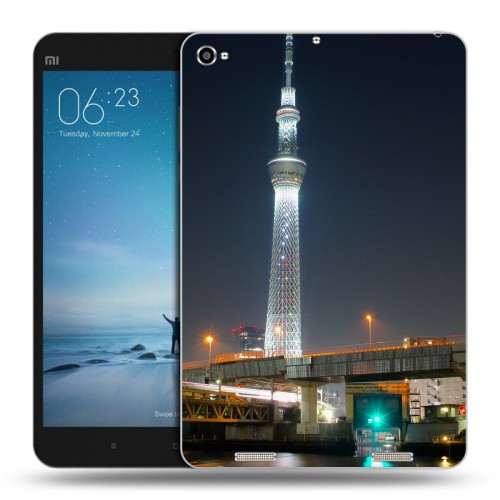 Дизайнерский силиконовый чехол для Xiaomi Mi Pad 2 Токио