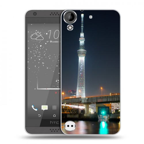 Дизайнерский пластиковый чехол для HTC Desire 530 Токио