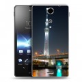 Дизайнерский пластиковый чехол для Sony Xperia TX Токио