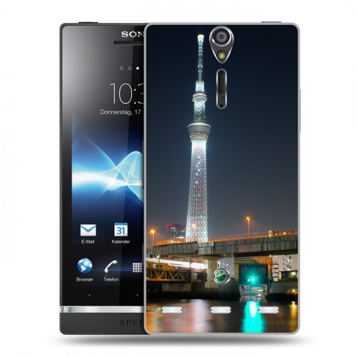 Дизайнерский пластиковый чехол для Sony Xperia S Токио