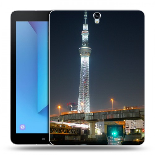 Дизайнерский силиконовый чехол для Samsung Galaxy Tab S3 Токио