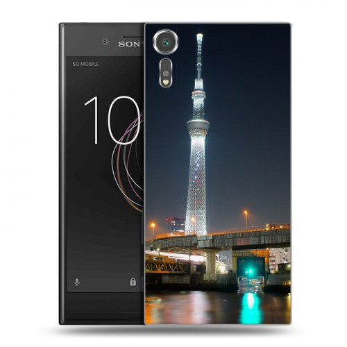 Дизайнерский пластиковый чехол для Sony Xperia XZs Токио