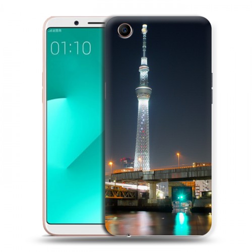 Дизайнерский пластиковый чехол для OPPO A83 Токио