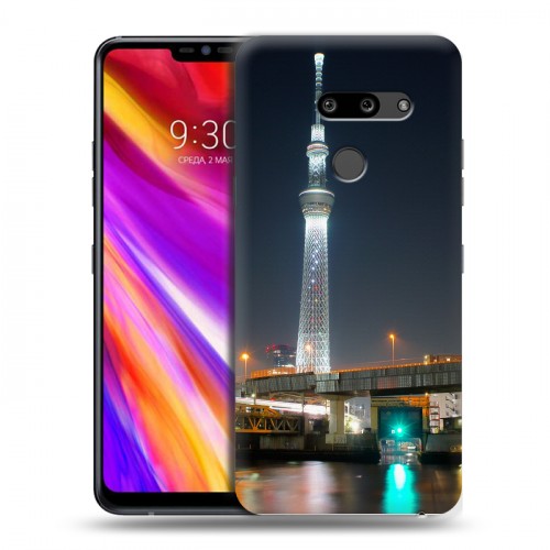 Дизайнерский пластиковый чехол для LG G8 ThinQ Токио