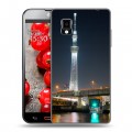 Дизайнерский пластиковый чехол для LG Optimus G Токио