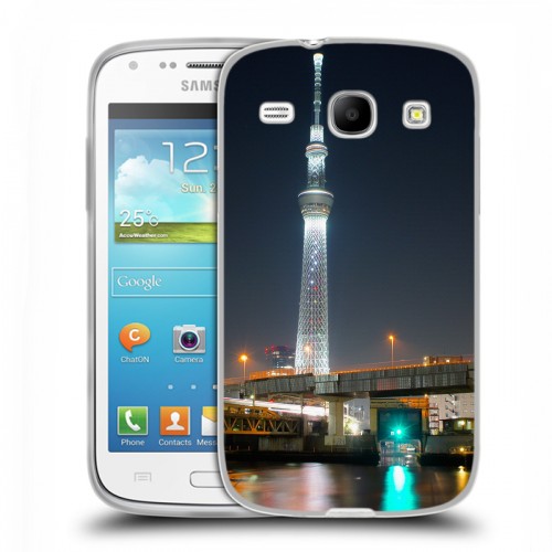Дизайнерский пластиковый чехол для Samsung Galaxy Core Токио