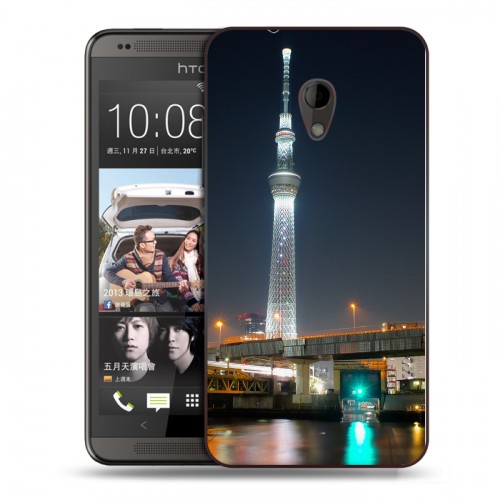 Дизайнерский пластиковый чехол для HTC Desire 700 Токио