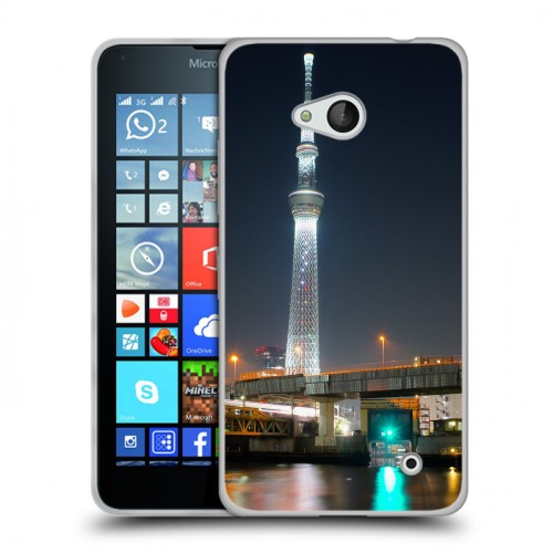 Дизайнерский пластиковый чехол для Microsoft Lumia 640 Токио