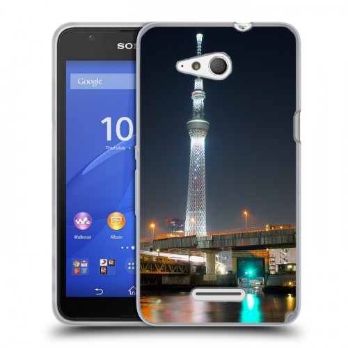 Дизайнерский пластиковый чехол для Sony Xperia E4g Токио