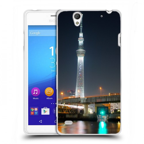 Дизайнерский пластиковый чехол для Sony Xperia C4 Токио