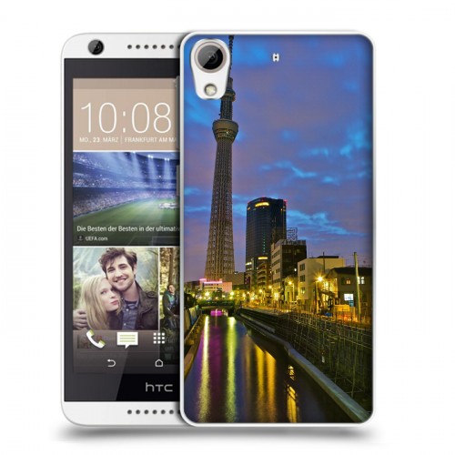 Дизайнерский пластиковый чехол для HTC Desire 626 Токио