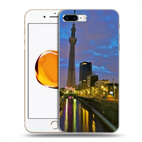 Дизайнерский силиконовый чехол для Iphone 7 Plus / 8 Plus Токио