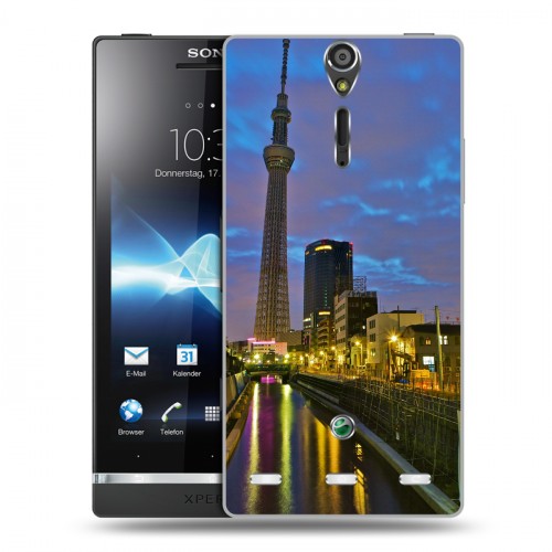 Дизайнерский пластиковый чехол для Sony Xperia S Токио