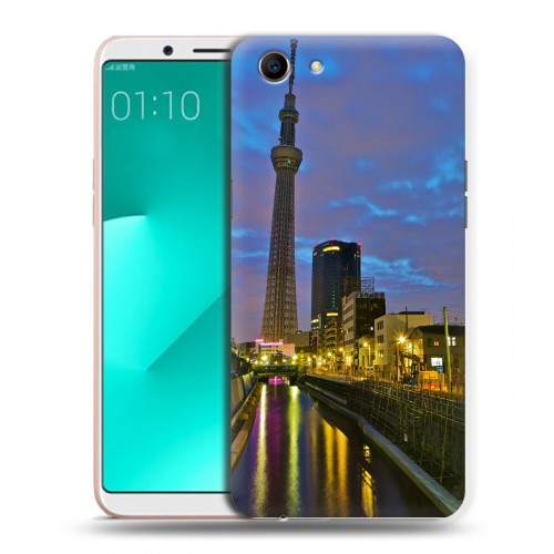 Дизайнерский пластиковый чехол для OPPO A83 Токио