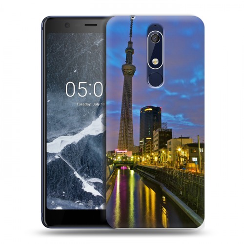 Дизайнерский пластиковый чехол для Nokia 5.1 Токио