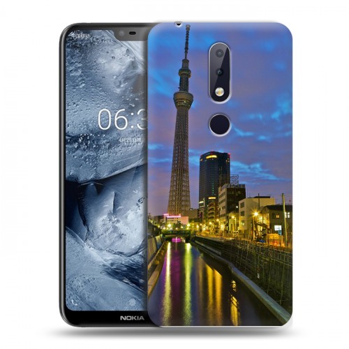 Дизайнерский пластиковый чехол для Nokia 6.1 Plus Токио